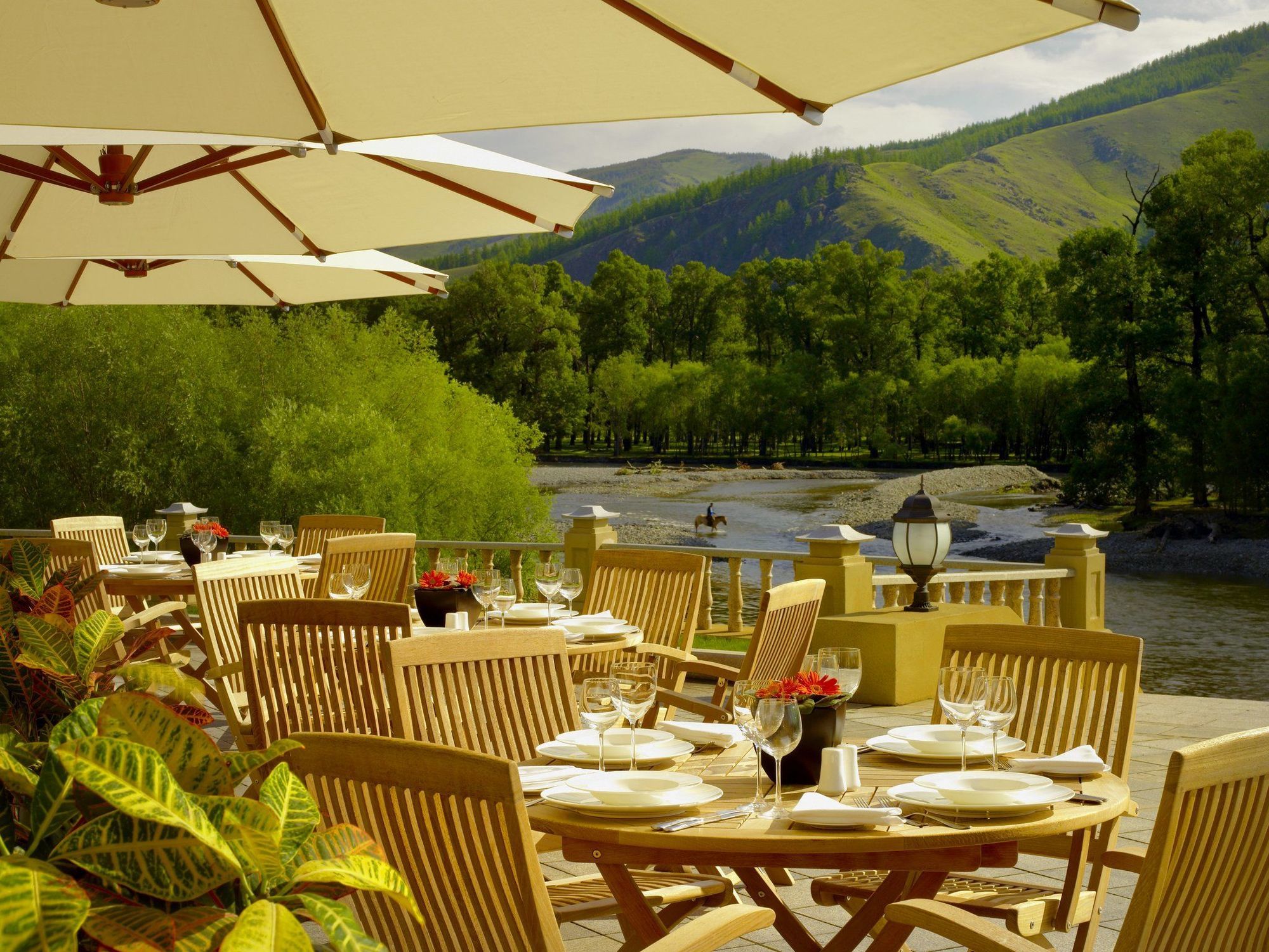 Terelj Hotel & Spa Ulan Batur Restoran fotoğraf
